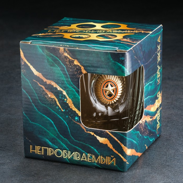 Кружка Кружка "Непробиваемая", кокарда, для пива , 500 мл