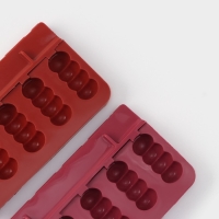 Форма для леденцов «Батончик», силикон, 19×11×2 см, 5 ячеек (6×2,6 см), цвет МИКС Форма для леденцов «Батончик», силикон, 19×11×2 см, 5 ячеек (6×2,6 см), цвет МИКС