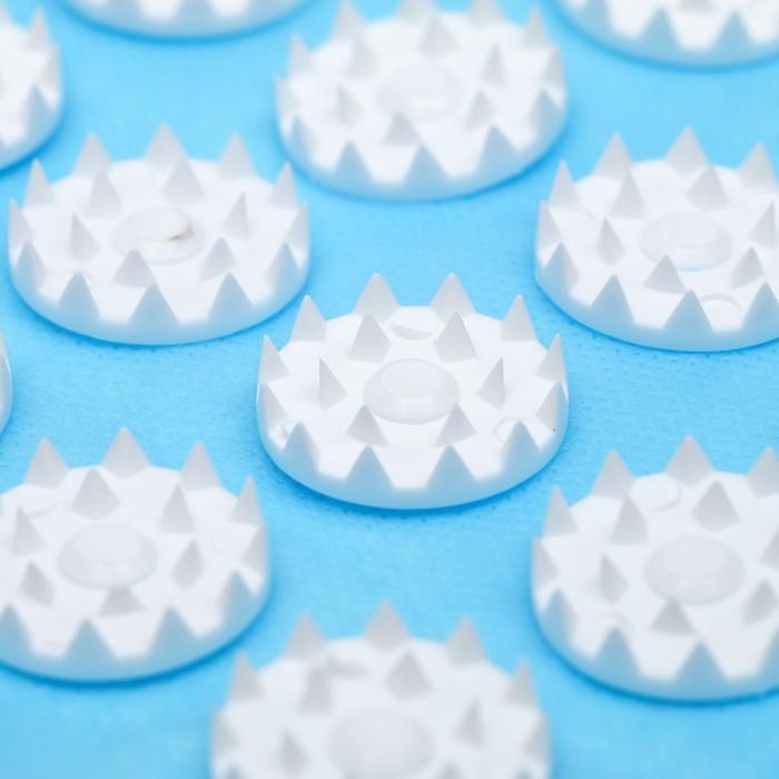 Аппликатор Аппликатор "Кузнецова", 70 колючек, спанбонд, 23 х 32 см, голубой.