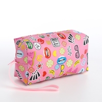 Косметичка на молнии, цвет розовый