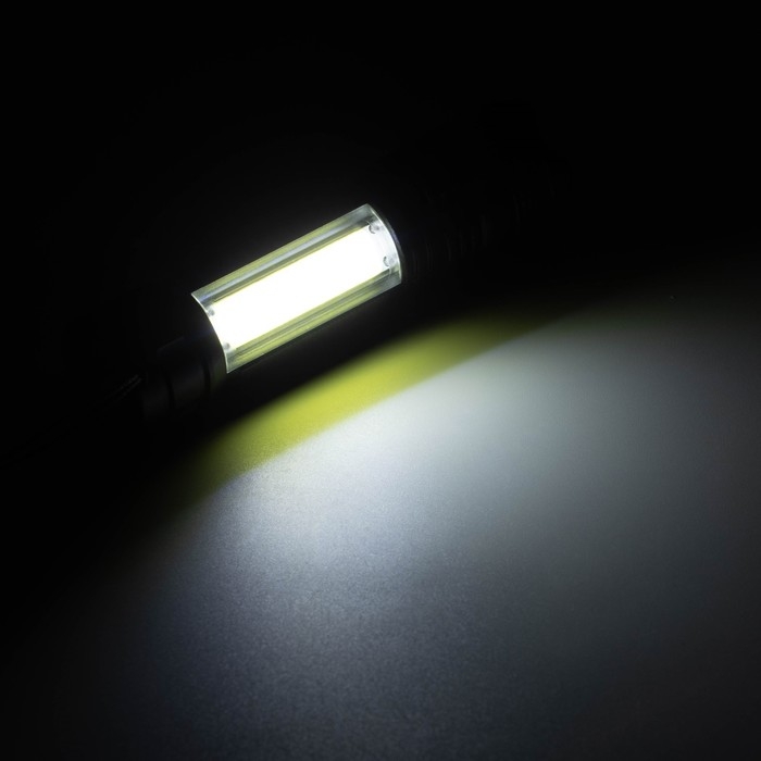 Фонарь ручной аккумуляторный, 400 мАч, 1 Вт, LED, COB, 3 режима
