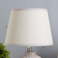 Лампа настольная "Сандра" Е14 1х40Вт серый 20х20х29,5 см RISALUX