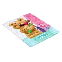 Дневник для 1-4 классов, "Мишка", твердая обложка 7БЦ, глянцевая ламинация, 48 листов Дневник для 1-4 классов, "Мишка", твердая обложка 7БЦ, глянцевая ламинация, 48 листов