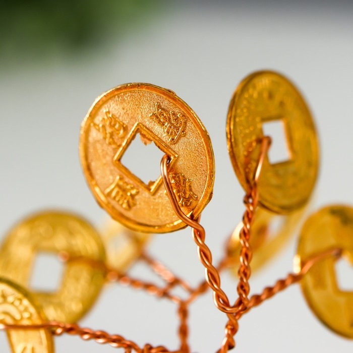 Сувенир Сувенир "Денежное дерево в горшочке" 12 монет 9х3,7х3,7 см