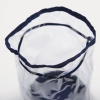 Косметичка на шнуре, цвет синий/прозрачный Косметичка на шнуре, цвет синий/прозрачный