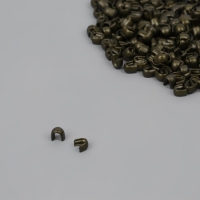 Верхний ограничитель для молнии, металлический, №3, 1000 ± 20 шт, цвет антик Верхний ограничитель для молнии, металлический, №3, 1000 ± 20 шт, цвет антик