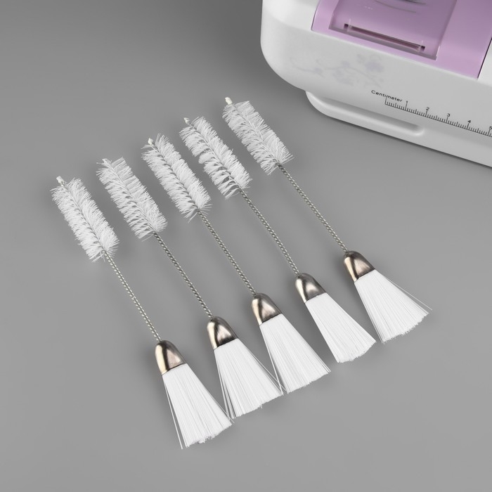 Набор двусторонних щёток для чистки швейной машины, 5 шт, 15 × 2 см Набор двусторонних щёток для чистки швейной машины, 5 шт, 15 × 2 см