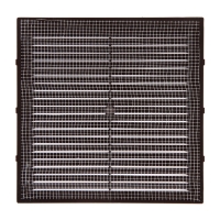 Решетка вентиляционная ZEIN Люкс Л194КР, 194 х 194 мм, с сеткой, неразъемная, коричневая Решетка вентиляционная ZEIN Люкс Л194КР, 194 х 194 мм, с сеткой, неразъемная, коричневая