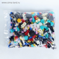 Клипсы и пистоны крепежные, набор 500 шт Клипсы и пистоны крепежные, набор 500 шт