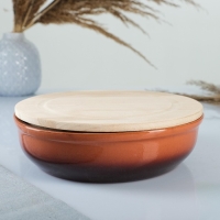 Набор для холодца "Вятский №3" (3 емкости / 1л. + 3 деревянные крышки), традиция Набор для холодца "Вятский №3" (3 емкости / 1л. + 3 деревянные крышки), традиция