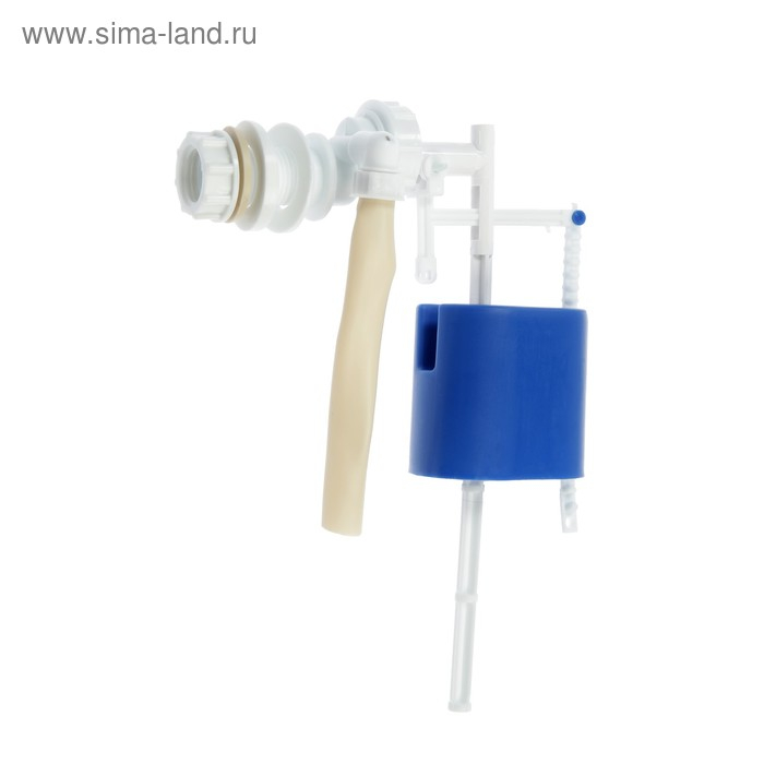 Арматура для смывных бачков "РБМ" АС-16.1М, с боковым плоским донным клапаном, хром