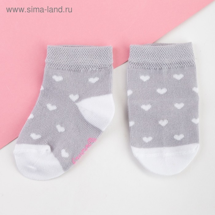 Набор носков Минни Маус, 2 пары, 10-12 см Набор носков Минни Маус, 2 пары, 10-12 см