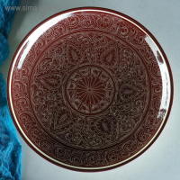 Набор чайный Риштанская Керамика "Узоры", 9 предметов, (чайник 0.8 л, пиалы 0.3 л) Набор чайный Риштанская Керамика "Узоры", 9 предметов, (чайник 0.8 л, пиалы 0.3 л)