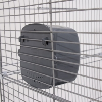 Клетка для птиц "Пижон" №104-Б, разборная, 2 секции, 58 х 40 х 88см, серая Клетка для птиц "Пижон" №104-Б, разборная, 2 секции, 58 х 40 х 88см, серая
