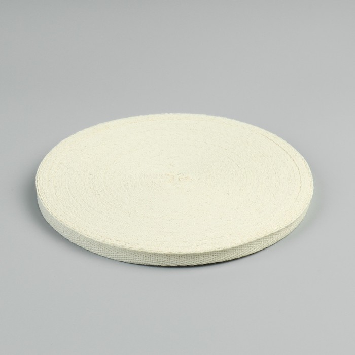 Лента киперная, 10 мм, 50 &plusmn; 1 м, плотность 3,33 гр/м, цвет бежевый