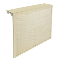 Экран на чугунный радиатор ZEIN, 590х610х150 мм, 6 секций, металлический, бежевый Экран на чугунный радиатор ZEIN, 590х610х150 мм, 6 секций, металлический, бежевый