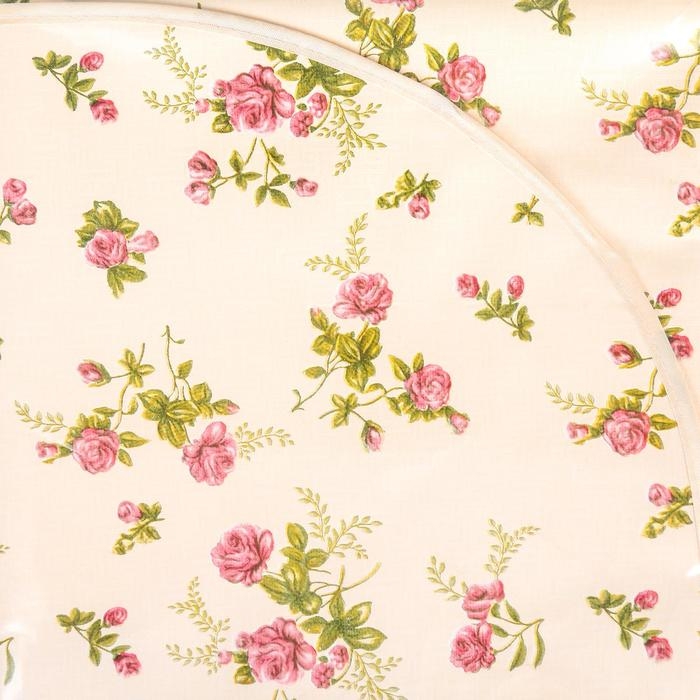 Скатерть на нетканой основе многоразовая с бейкой &laquo;Мажор&raquo;, 135&times;110(+/-5) см, цвет микс