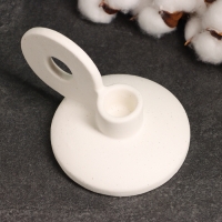 Подсвечник "Лео" белый песок, 8х13х10см Подсвечник "Лео" белый песок, 8х13х10см