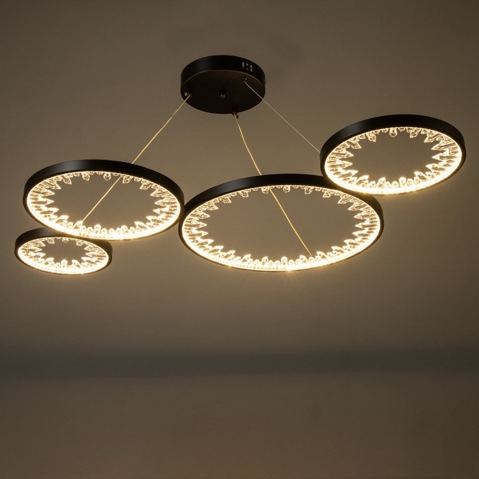 Светильник Светильник "Кристалл" LED 130Вт 3000-6000К черный 96х55х100 см BayerLux