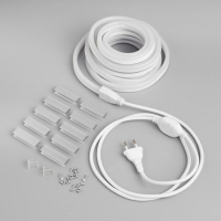 Гибкий неон Uniel 8 × 16 мм, IP67, 5 м, SMD2835, 120 LED/м, 220 В, свечение белое Гибкий неон Uniel 8 × 16 мм, IP67, 5 м, SMD2835, 120 LED/м, 220 В, свечение белое