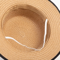 Шляпа для девочки MINAKU "Леди", размер 52-54, цвет бежевый Шляпа для девочки MINAKU "Леди", размер 52-54, цвет бежевый