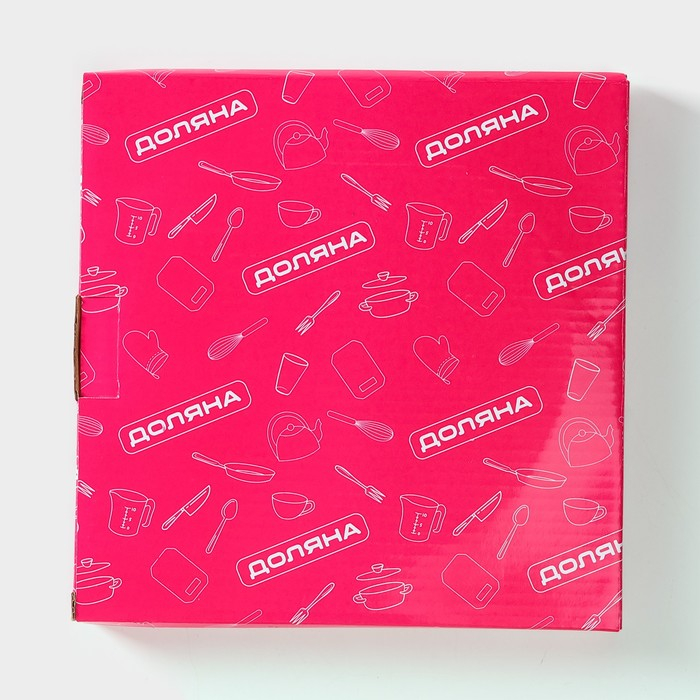 Тарелка фарфоровая пирожковая Доляна &laquo;Млечный путь&raquo;, d=19 см, цвет бирюзовый