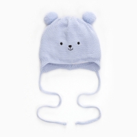 Шапка детская, цвет голубой, размер 44-46 Шапка детская, цвет голубой, размер 44-46