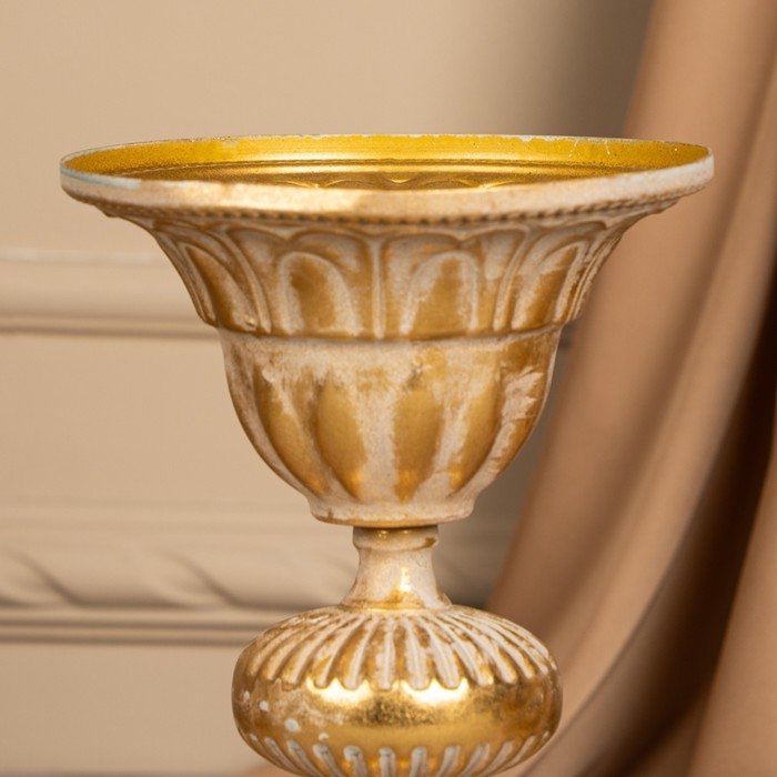 Подсвечник металл &laquo;Ярусы&raquo; для одной свечи 16 х 16 х 25 см