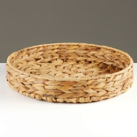 Поднос "Золотистый колос", 32 х 6 см, водный гиацинт Поднос "Золотистый колос", 32 х 6 см, водный гиацинт