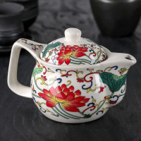 Чайник керамический заварочный с металлическим ситом «Лотос», 350 мл Чайник керамический заварочный с металлическим ситом «Лотос», 350 мл