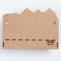 Ключница настенная новогодняя «Счастливый тот кто счастлив дома», на Новый год Ключница настенная новогодняя «Счастливый тот кто счастлив дома», на Новый год