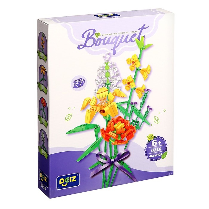 Конструктор Букет «Осенний», 465 деталей Конструктор Букет «Осенний», 465 деталей