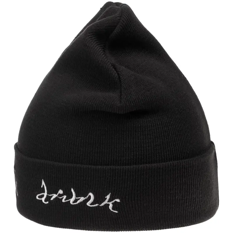 Шапка с вышивкой Drunk, черная Шапка с вышивкой Drunk, черная