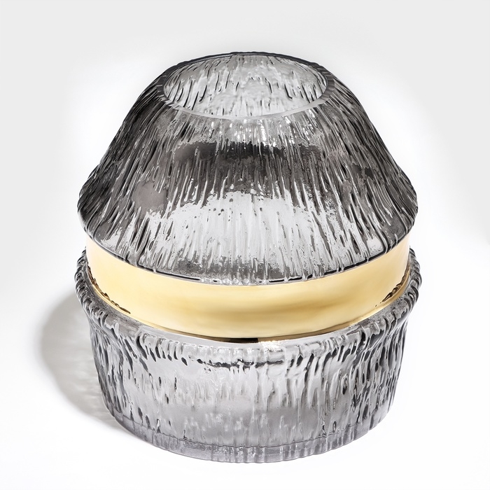 Ваза для цветов «Фьюжн» из прозрачного стекла 19 х 18,5 х 18,5 см Ваза для цветов «Фьюжн» из прозрачного стекла 19 х 18,5 х 18,5 см