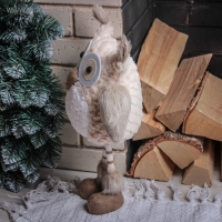 Кукла интерьерная "Сова с полосатыми ножками" 37 см Кукла интерьерная "Сова с полосатыми ножками" 37 см