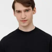 Футболка оверсайз унисекс Sideline, черная, размер XS/S