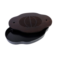 Поднос для чайной церемонии, 45 х 31 х 3.8 см, черный поддон Поднос для чайной церемонии, 45 х 31 х 3.8 см, черный поддон