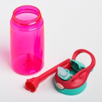 Поильник - непроливайка детский с мягким носиком, 480 мл., цвет розовый Поильник - непроливайка детский с мягким носиком, 480 мл., цвет розовый