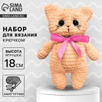 Набор для вязания игрушки &laquo;Кошечка Ася&raquo;, 18 см