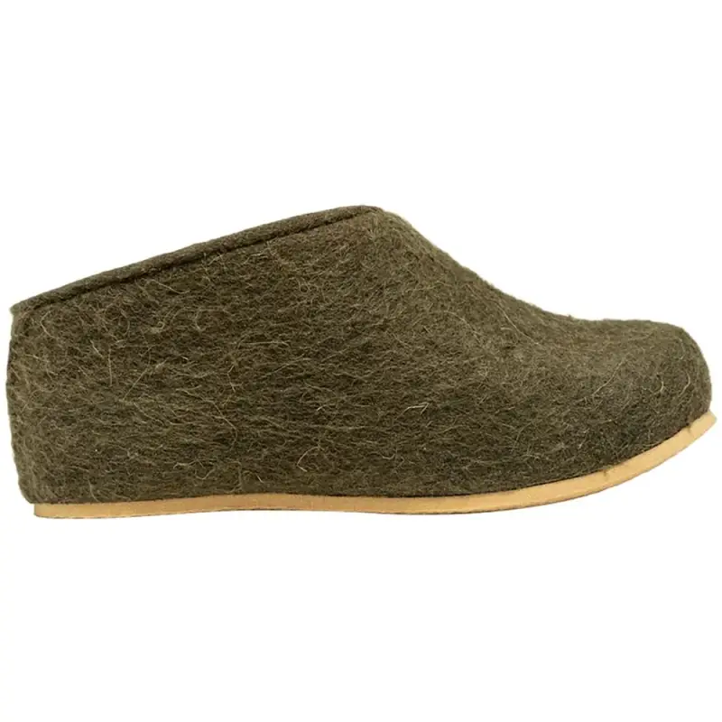 Домашние валенки Cant, зеленые (олива), размер 46
