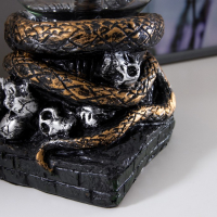 Плазменный шар полистоун "Кобра" золото 21х13х10,5 см Плазменный шар полистоун "Кобра" золото 21х13х10,5 см