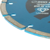 Диск алмазный отрезной ТУНДРА, сегментный, сухой рез, 200 х 22 мм Диск алмазный отрезной ТУНДРА, сегментный, сухой рез, 200 х 22 мм