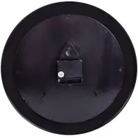 Часы настенные Vivid Large, черные Часы настенные Vivid Large, черные