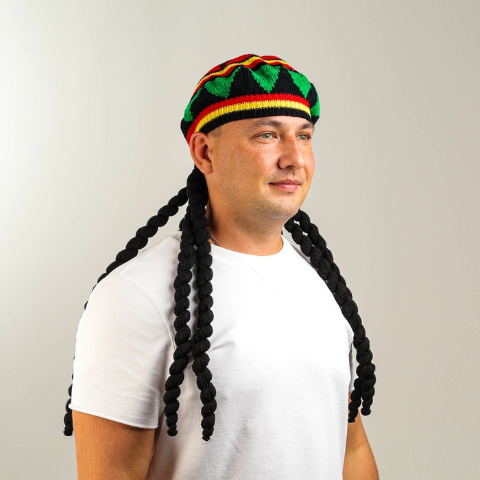 Карнавальная шапка Карнавальная шапка "Косички" р-р 56-58