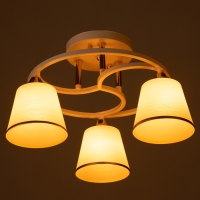 Люстра "Роуз" 3х40Вт Е27 Белый, золото 42х42х23см Люстра "Роуз" 3х40Вт Е27 Белый, золото 42х42х23см