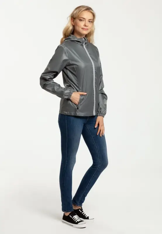 Ветровка женская Fastplant серая, размер S Ветровка женская Fastplant серая, размер S