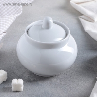 Сахарница &laquo;Рубин&raquo;, 500 мл, с крышкой, цвет белый