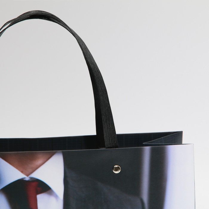 Пакет подарочный, упаковка, &laquo;Лучший мужчина&raquo;, 30 х 20 х 10 см