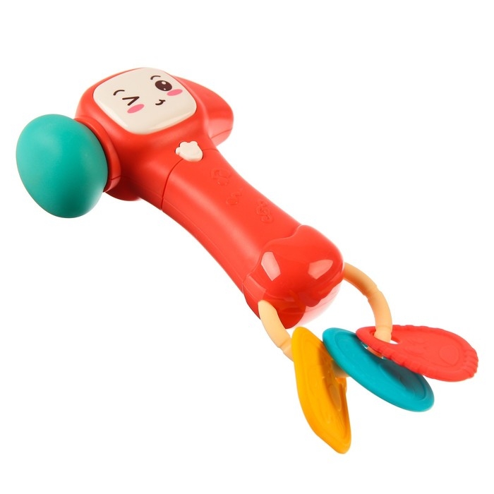Музыкальная погремушка &laquo;Молоточек&raquo;, светится, цвет МИКС, Крошка Я