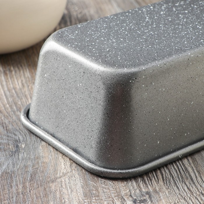 Форма для выпечки Magistro Gourmet Range, 24&times;14&times;7,6 см, толщина 0,6 мм, антипригарное покрытие, цвет серый